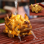 Färgskiftande tefigur i resin