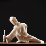 Handgjort keramiskt tea pet — 11 × 7,6 × 7,2 cm
