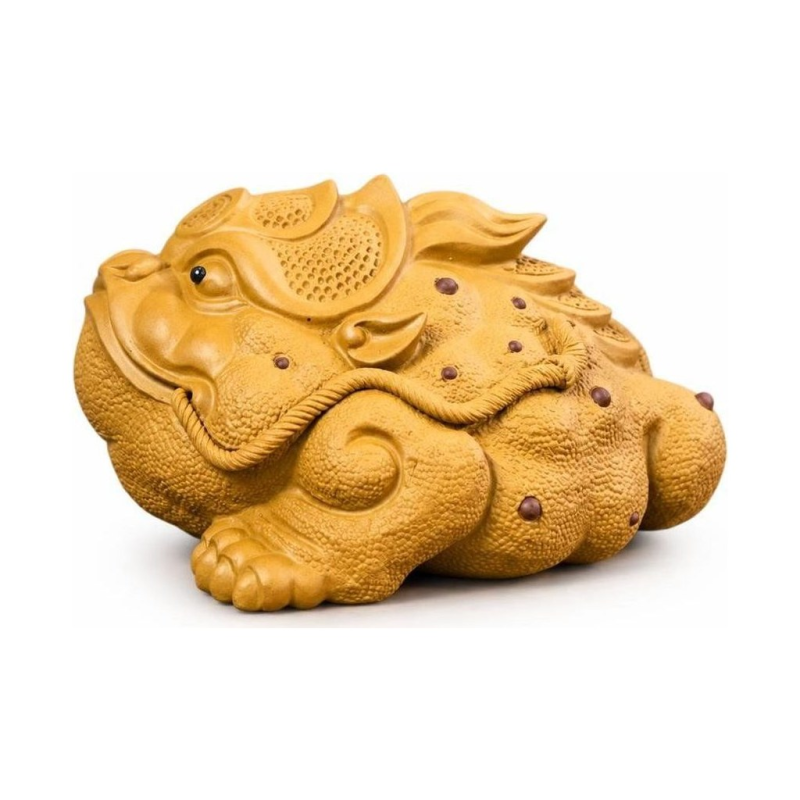 Padda som tea pet i lera från Yixing