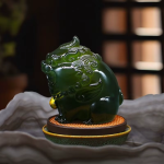 Pixiu-figur i resin för tebrickan med färgskiftning