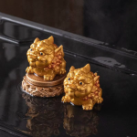 Pixiu tea pet med färgskiftande nyans