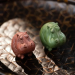 Tea pet flodhäst i Yixinglera
