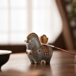 Tea pet häst med värmekänslig färg