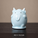 Tea pet i qingbaiporslin med djurmotiv — Elefant