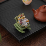 Tea pet Jinchan i resin med värmeskiftande färg