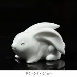 Tea pet-kanin med hängande öron — Liggande blank