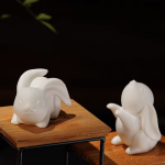 Tea pet-kanin med hängande öron — Matt duo