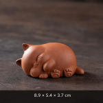 Tea pet-katt i fem poser — Liggande
