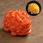 Tea pet som byter färg i resin