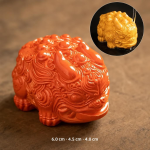 Tea pet som byter färg i resin — Orange